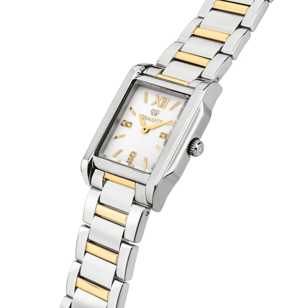 Women Square Gold/Silver Watch