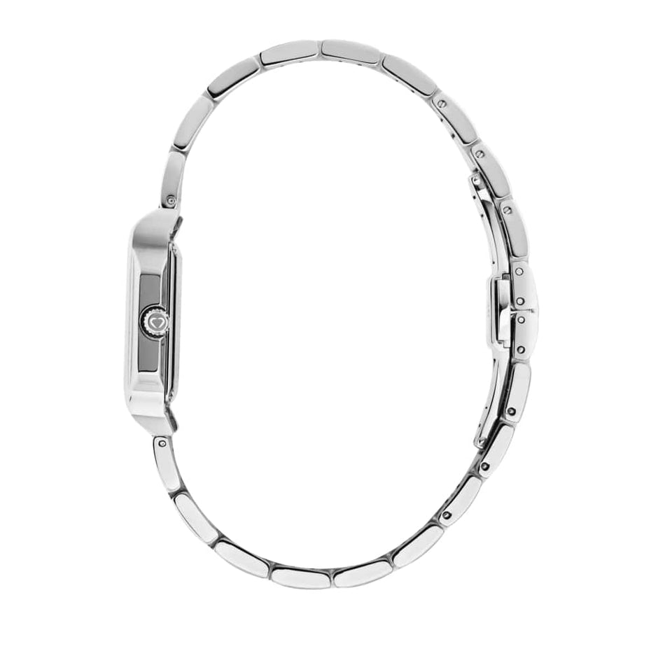 Women Square Two Tone Watch