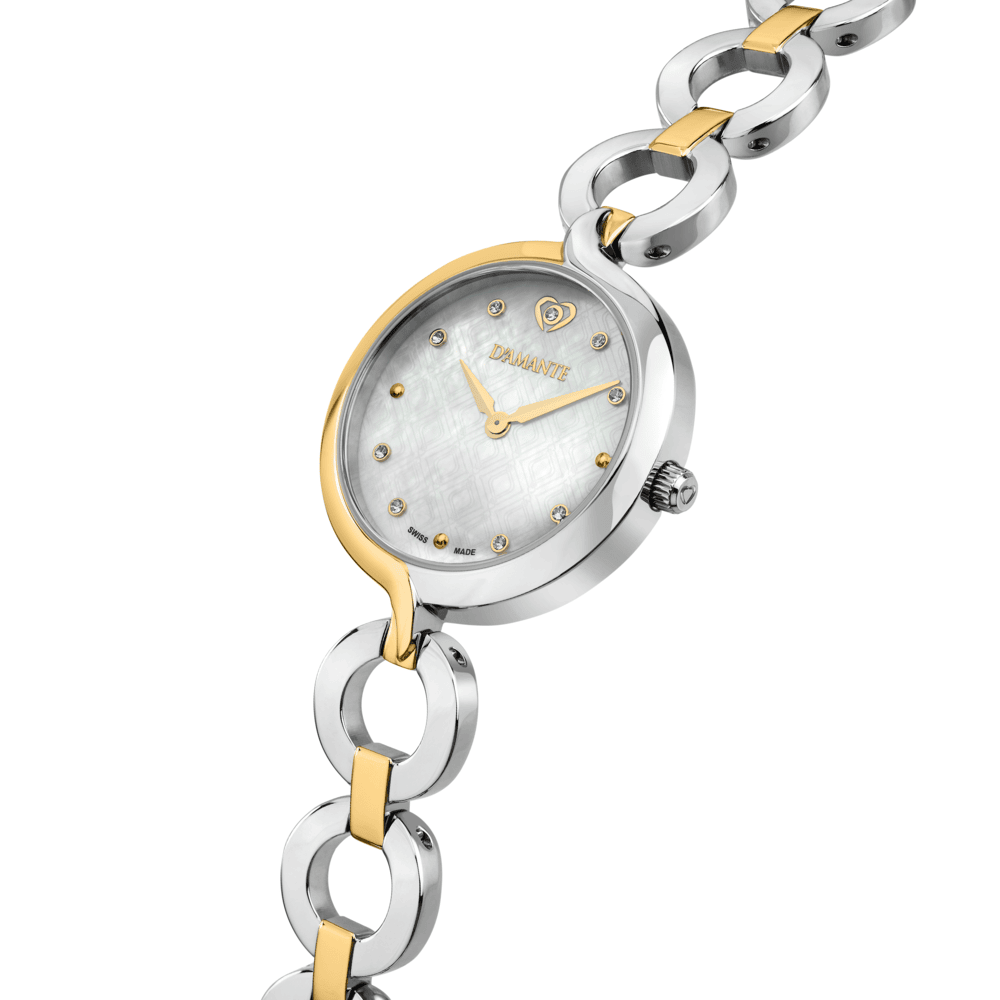 Women Sinuous 39X30mm Gold Watch