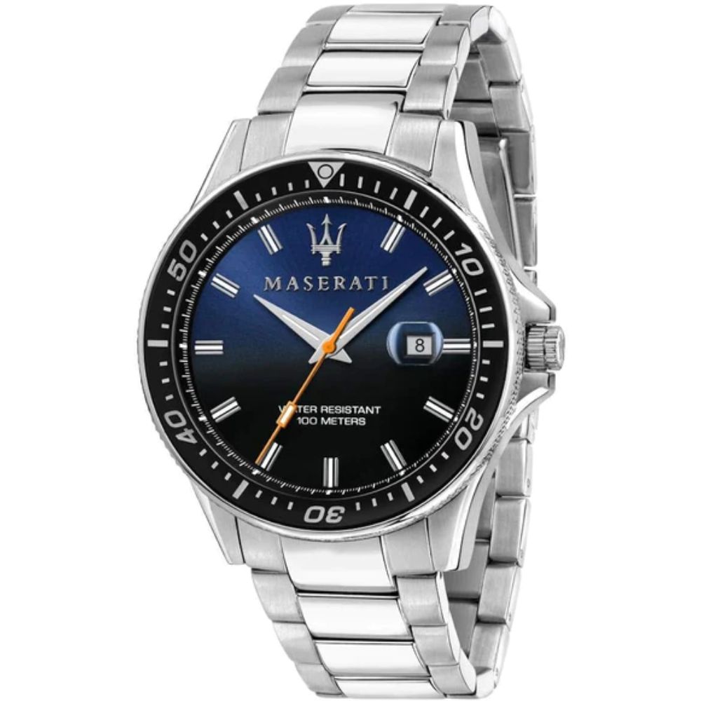 Men Sfida Silver 44mm Watch