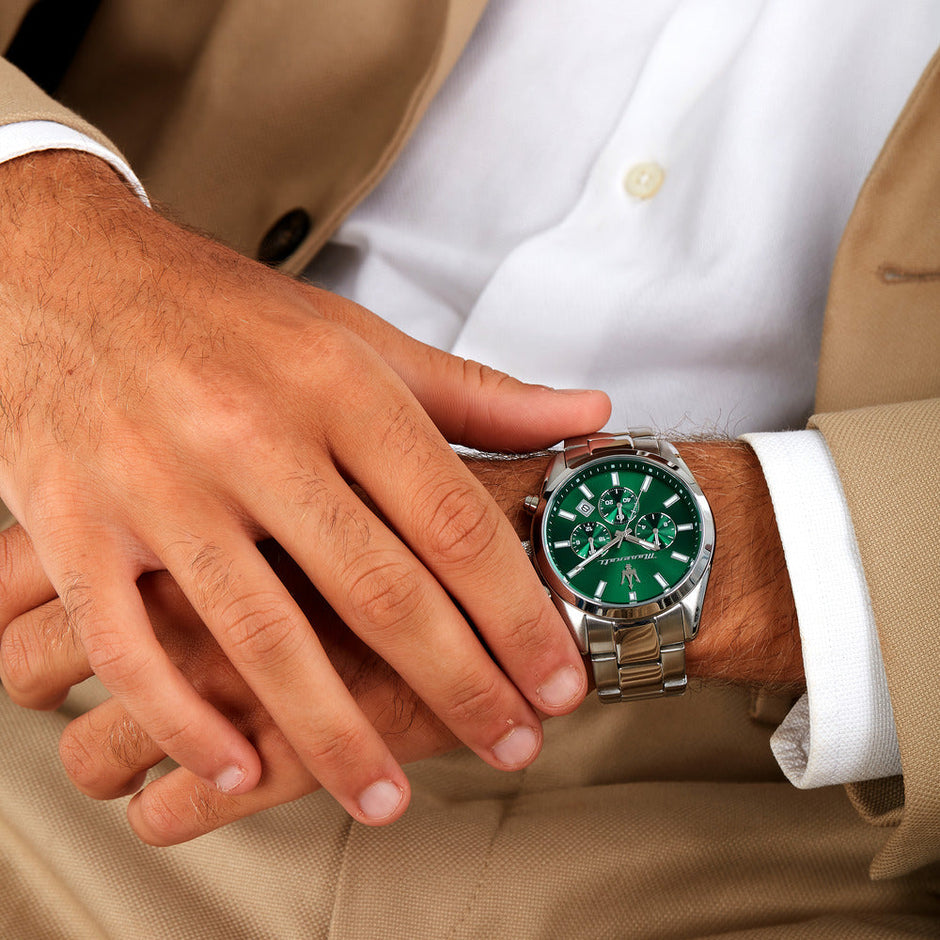 Men Attrazione Green 43mm Watch
