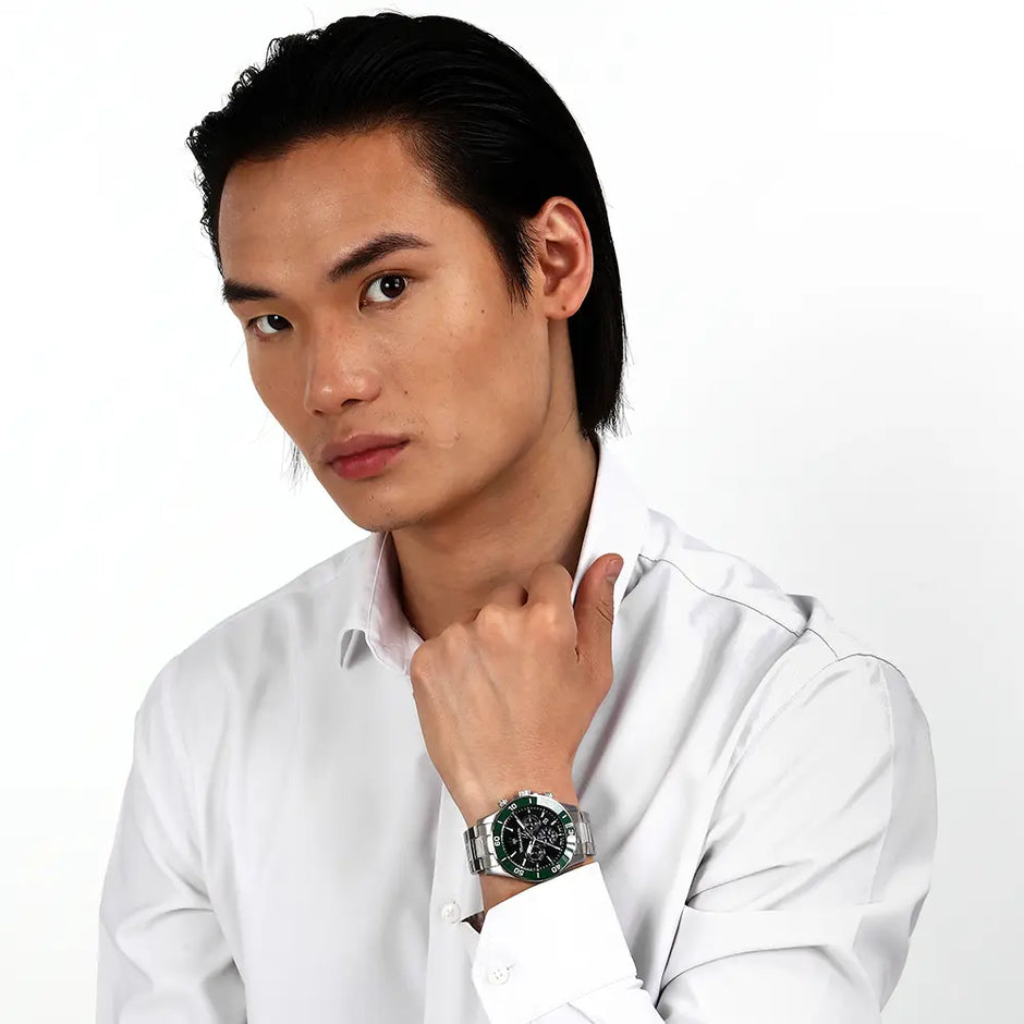 Men Attrazione Black 43mm Watch