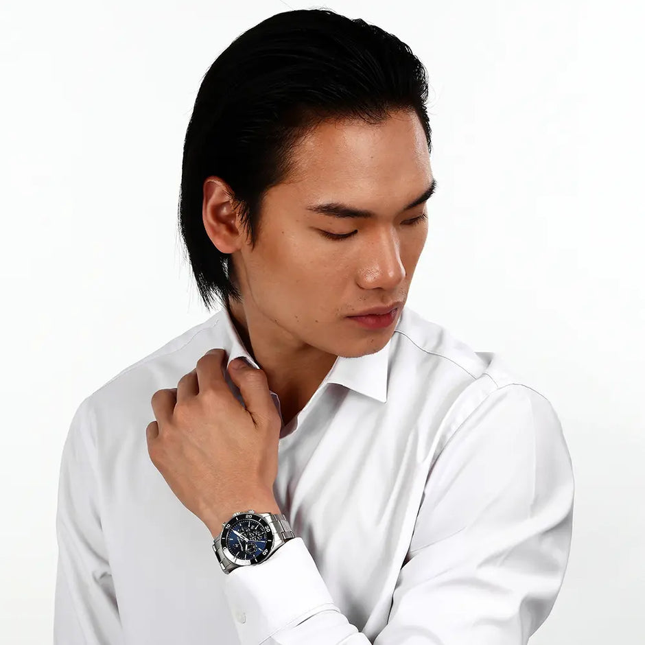 Men Attrazione Blue 43mm Watch