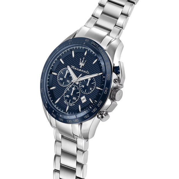 Men Traguardo Silver 45mm Watch