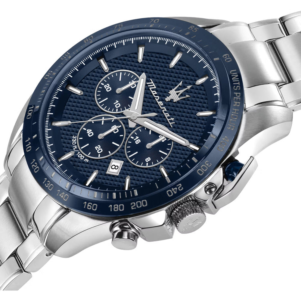 Men Traguardo Silver 45mm Watch