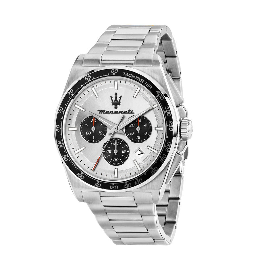 Men Velocita Silver 43mm Watch
