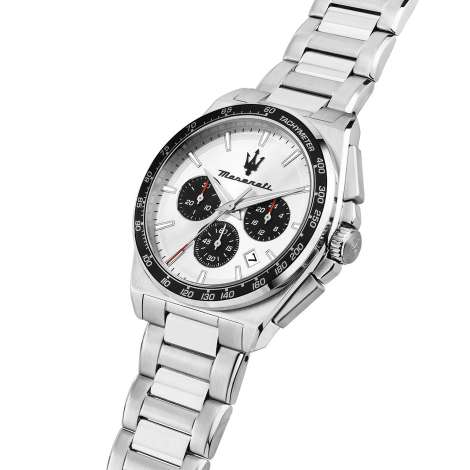 Men Velocita Silver 43mm Watch