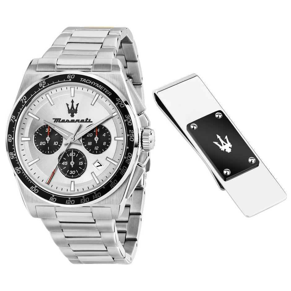 Men Velocita Silver 43mm Watch