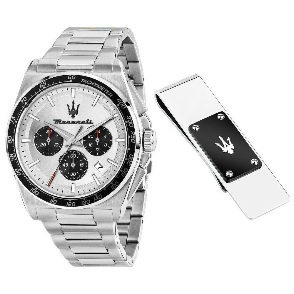 Men Velocita Silver 43mm Watch