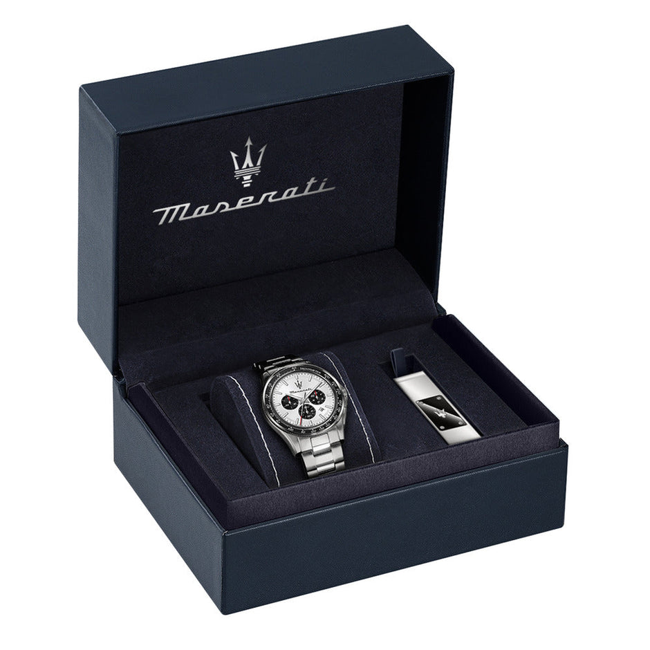 Men Velocita Silver 43mm Watch
