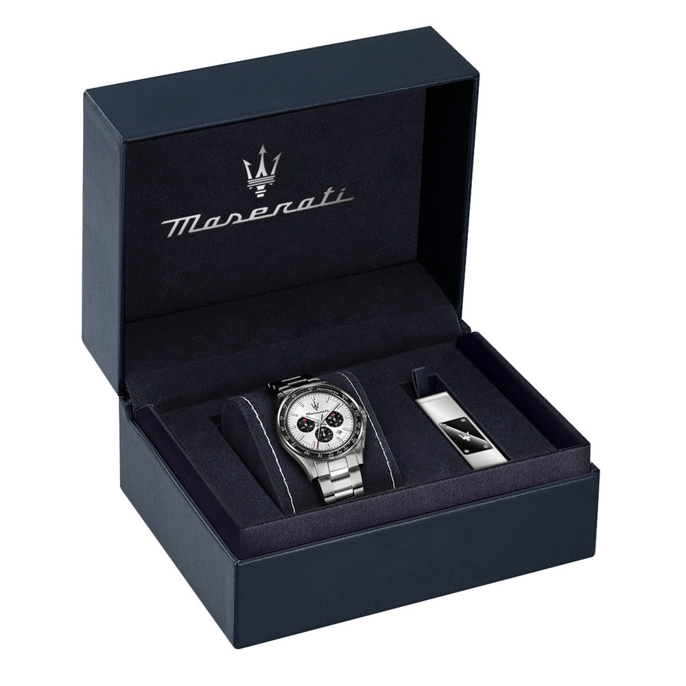Men Velocita Silver 43mm Watch