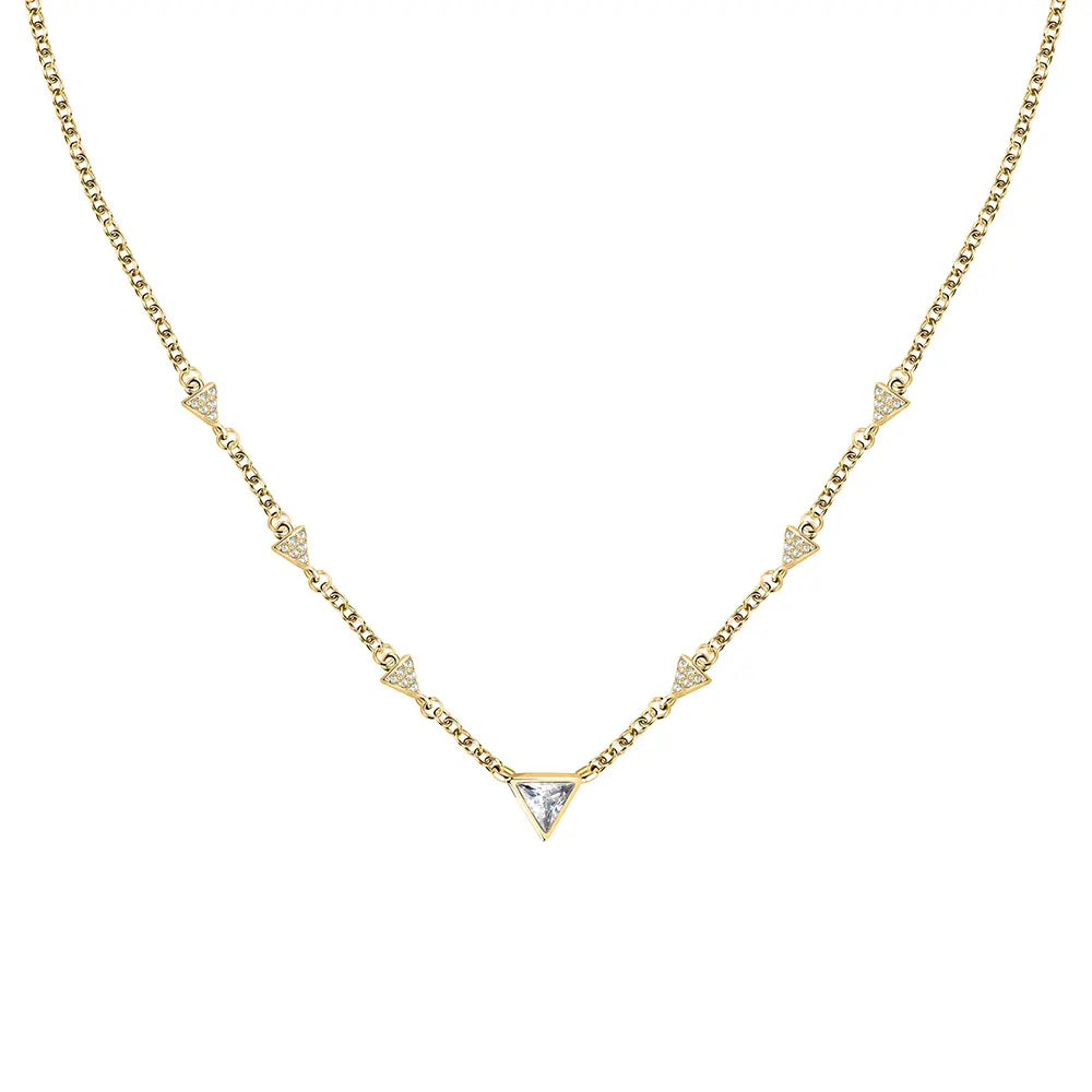 Women Trilliant Gold Necklace