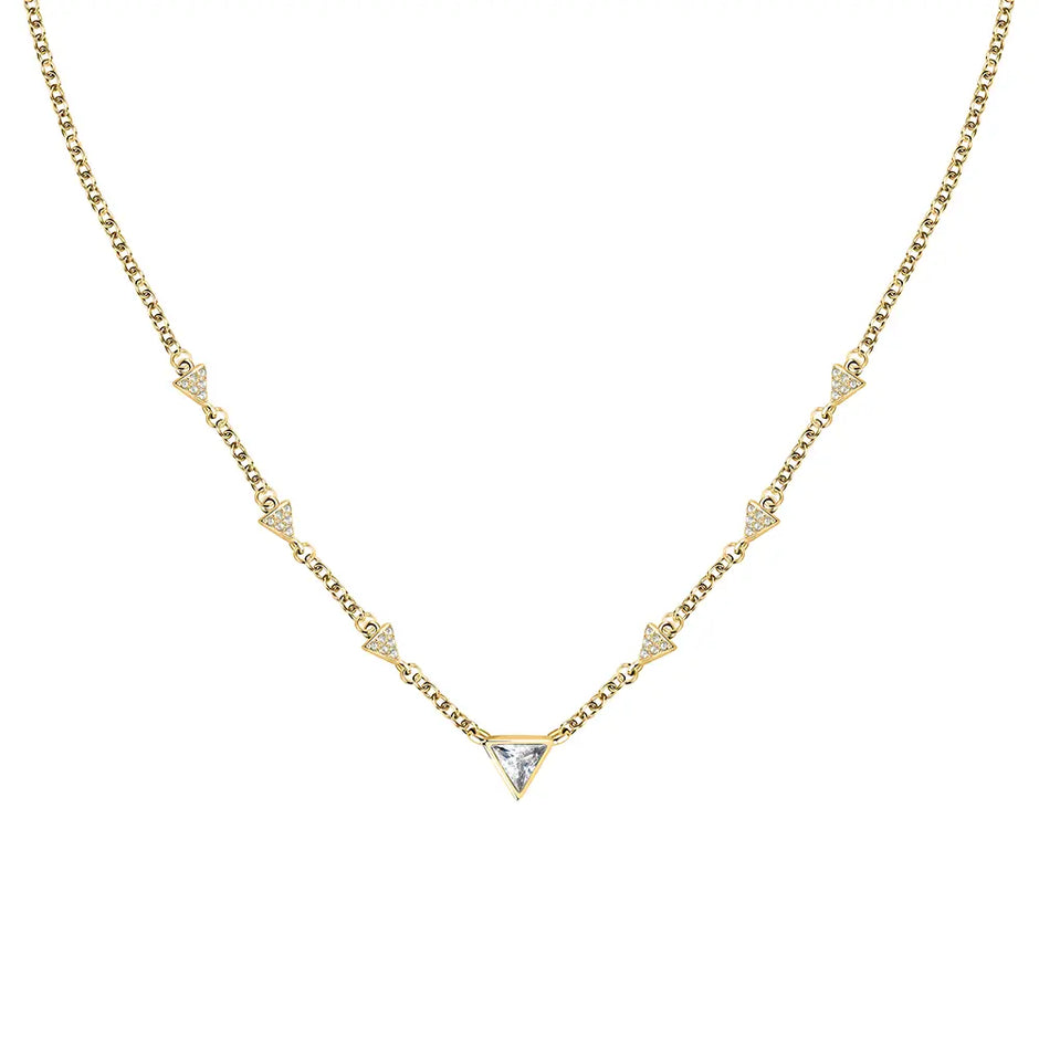 Women Trilliant Gold Necklace