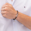 Men Printed Cord Bracelet
