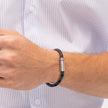 Men Printed Cord Bracelet