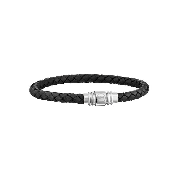 Men Cylinder Magnetic Black Bracelet