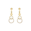 Women Sibilla Slim Round Blue Earring