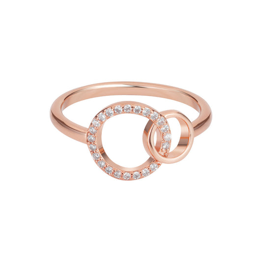 Women Slim Round Rosegold Ring