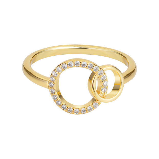 خاتم سليم راوند أزرق نسائي