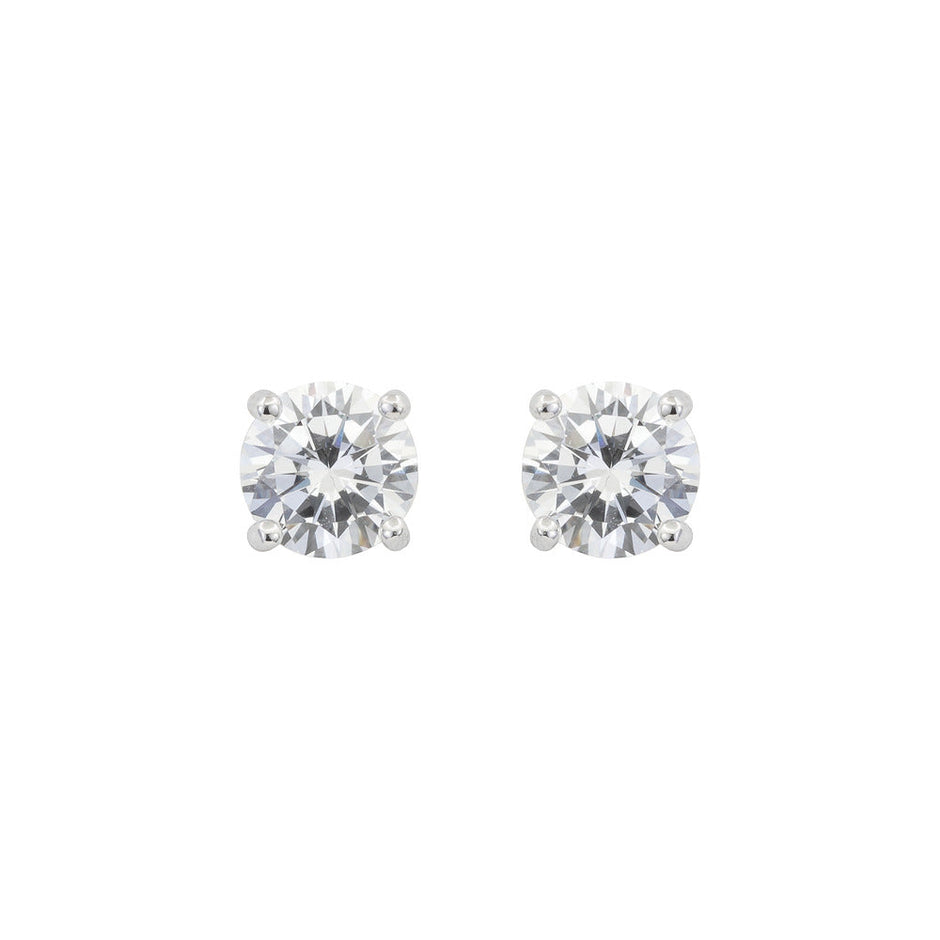 Women Solitaire Crystal Earring