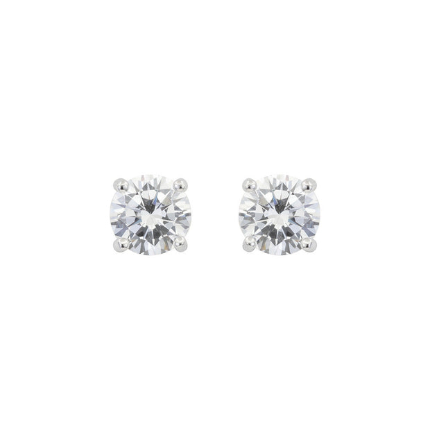 Women Solitaire Crystal Earring
