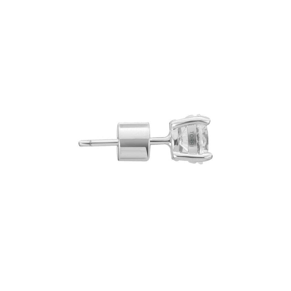 Women Solitaire Crystal Earring