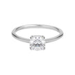 Women Sophia Solitaire Crystal White Ring