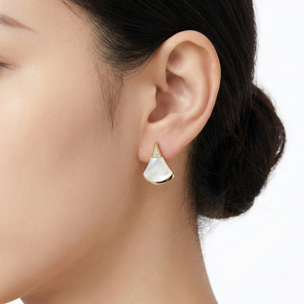 Women Bianca Golden Earring