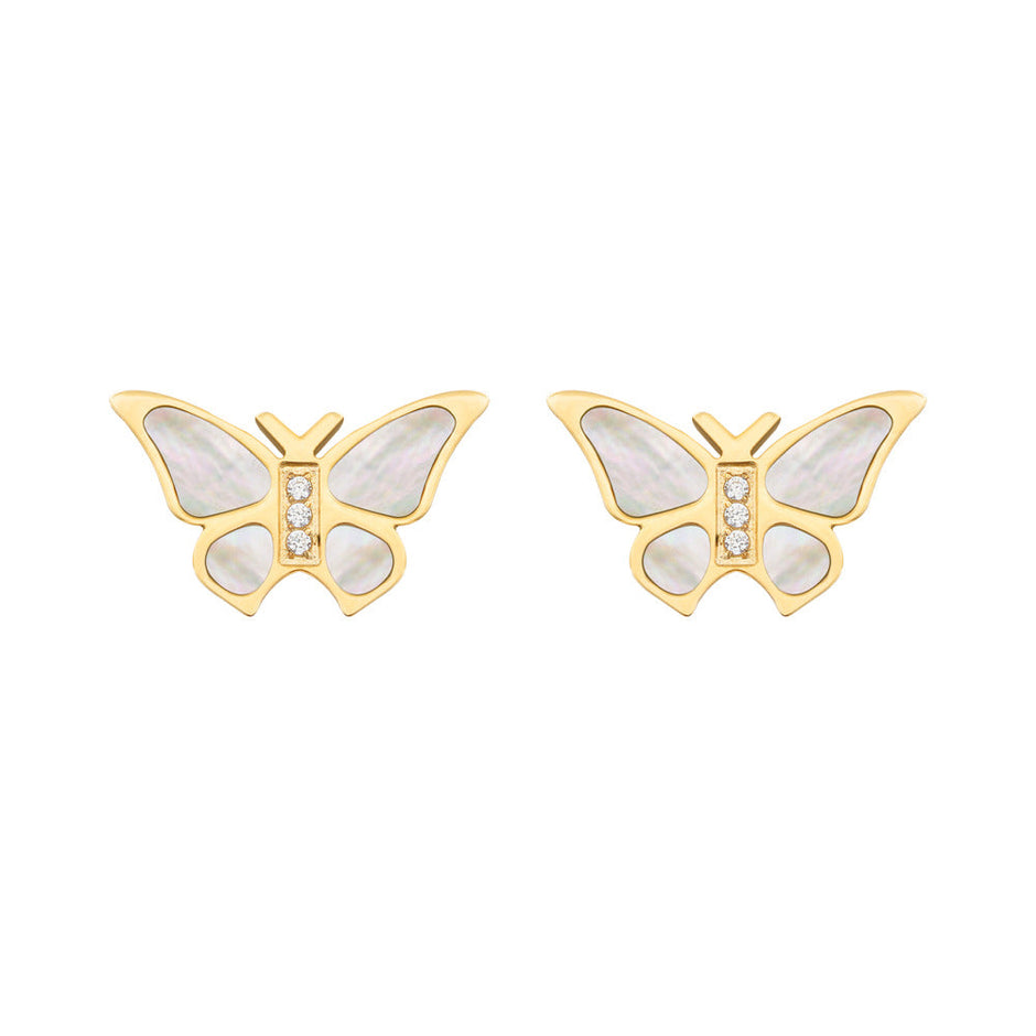 Women Bettina ButterFly Golden Earring