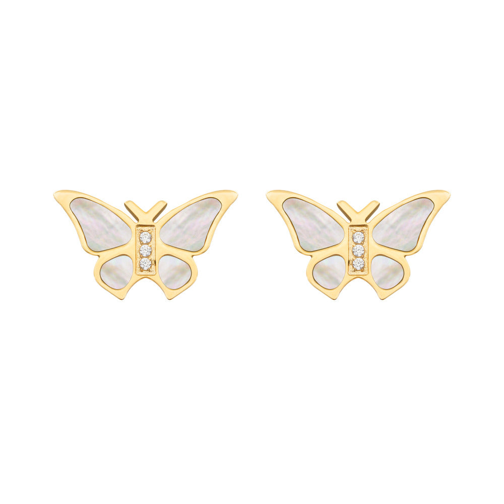 Women Bettina ButterFly Golden Earring