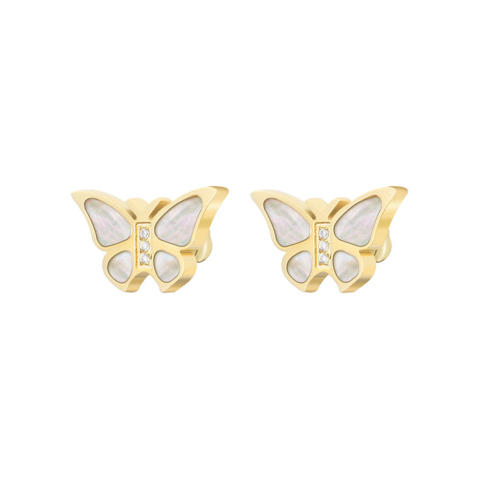 Women Bettina ButterFly Golden Earring