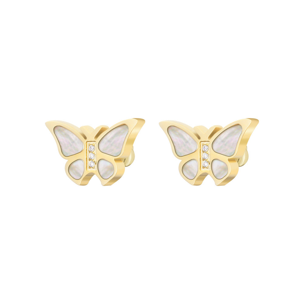 Women Bettina ButterFly Golden Earring