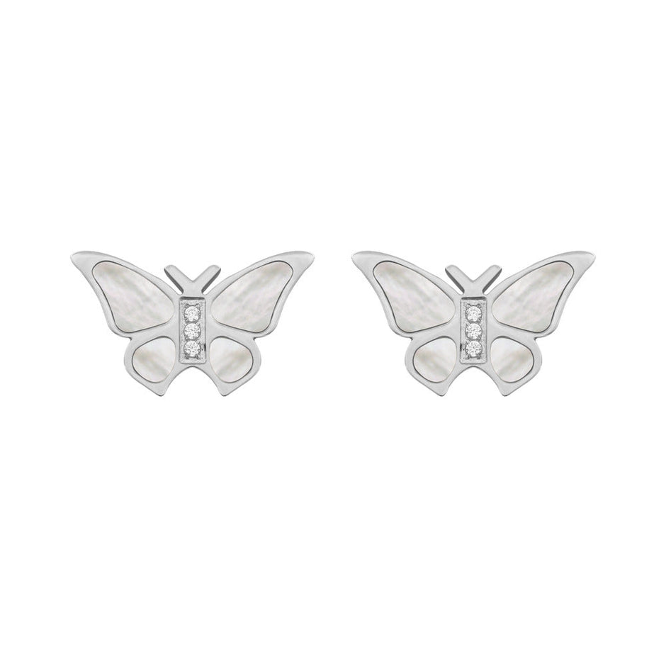 Women Bettina ButterFly Silver Earring