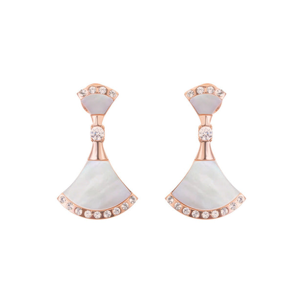 Women Bianca Rose Gold Earring