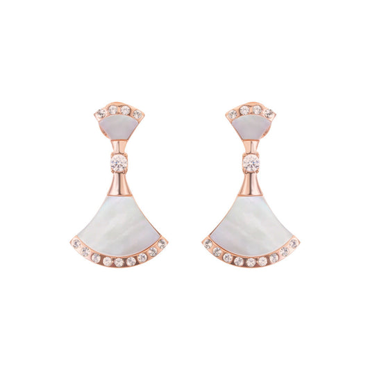 Women Rose Gold Earring