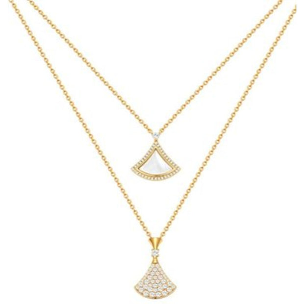 Women Bvlgari Golden Necklace