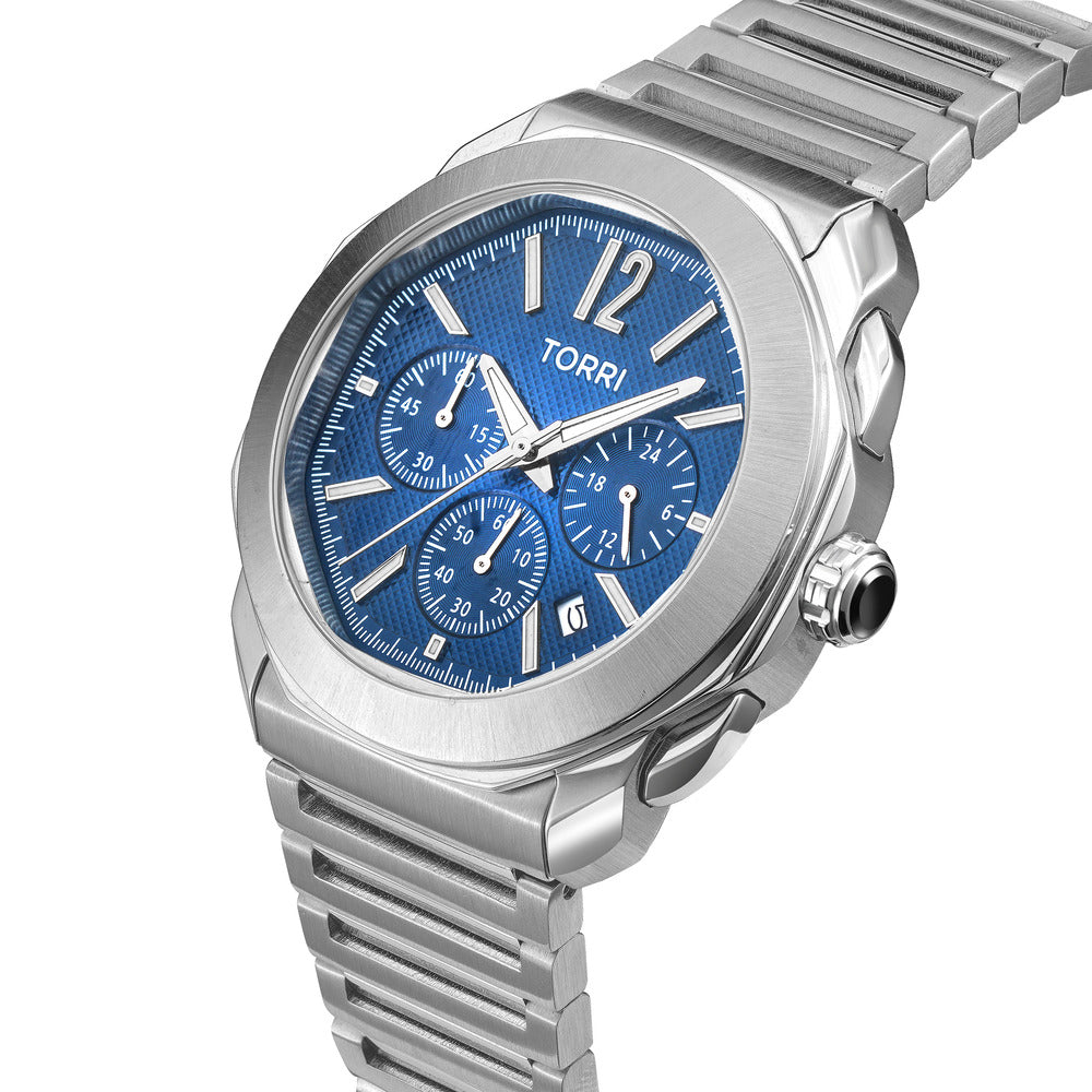 Men 40mm Blue Watch