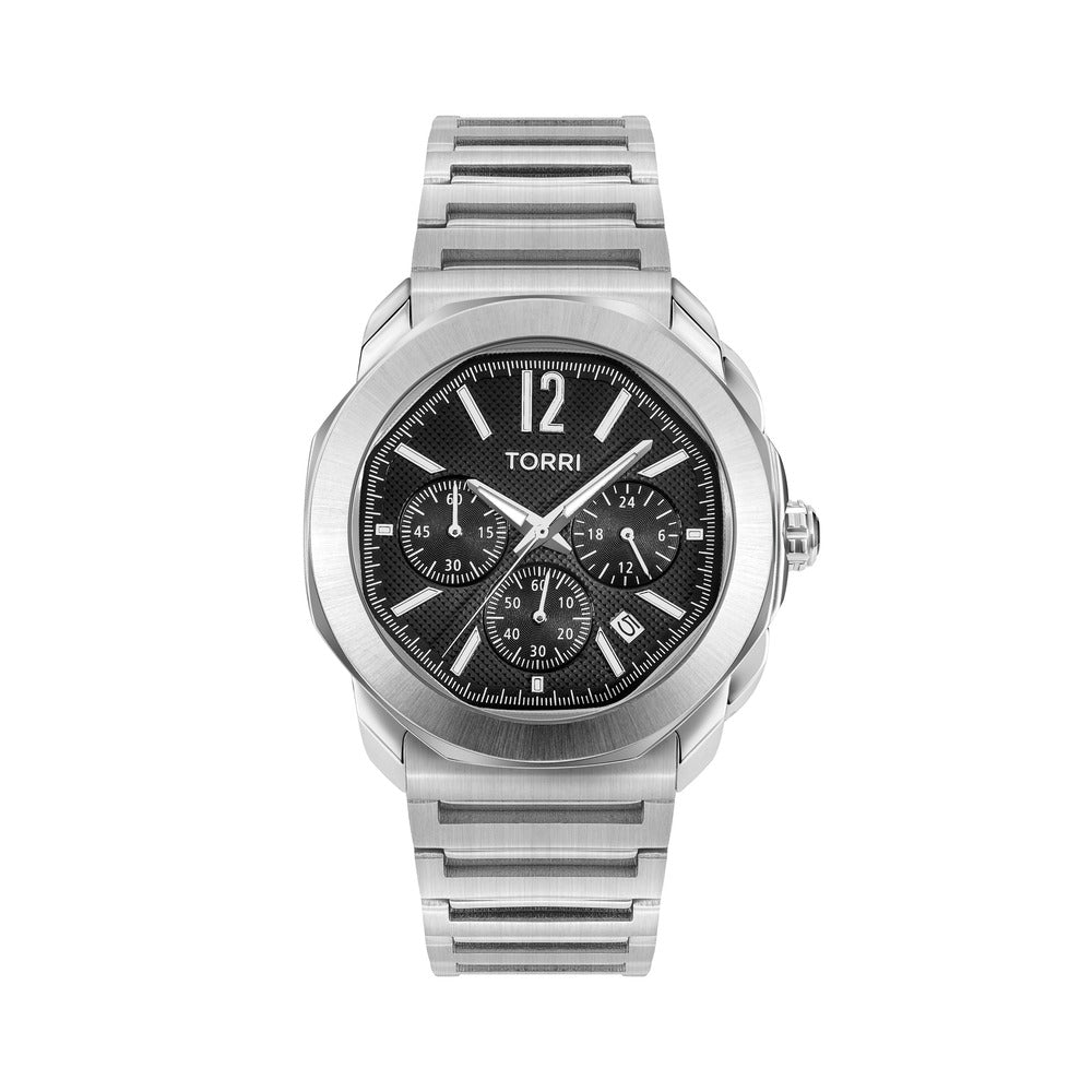 Men Silver 40mm Watch