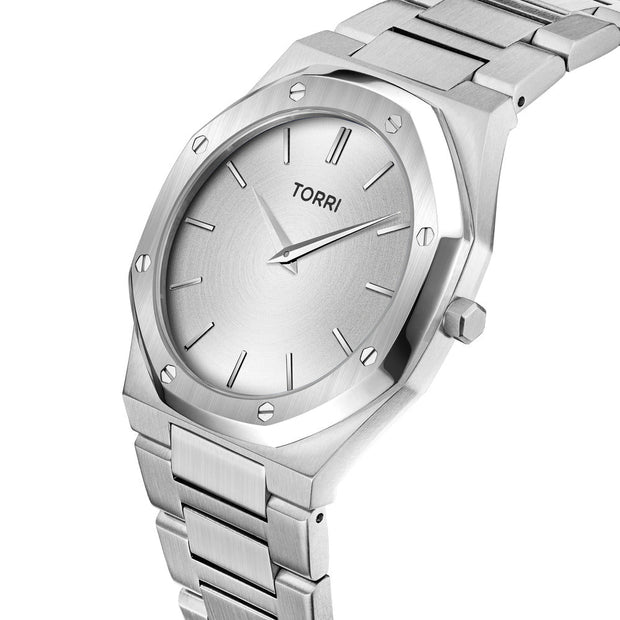 Men Angelo Silver Watch