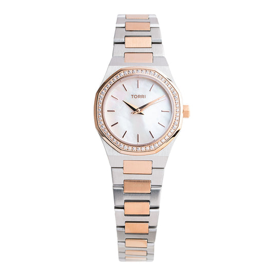 Women Silver/Rose Gold 28mm Watch