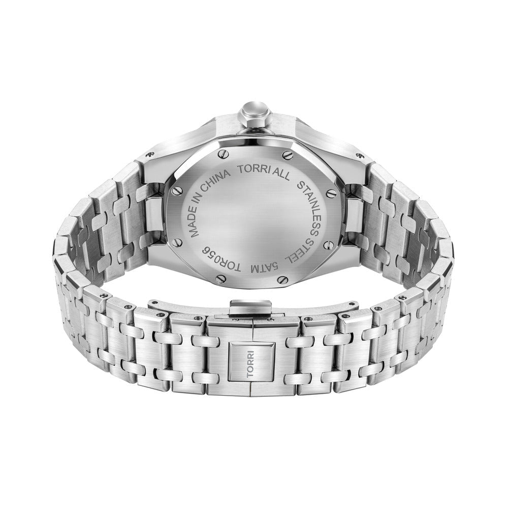 Men Silver 41mm Watch