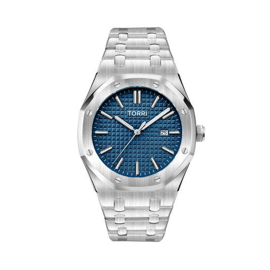 Men Silver 41mm Watch