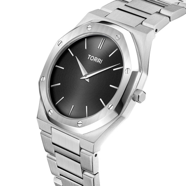 Men Lorenzo Silver 40mm Watch