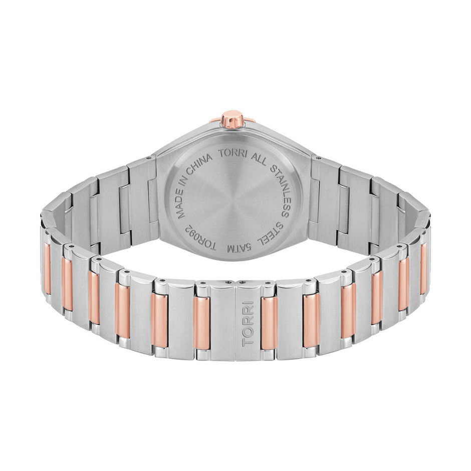 Women Manuel Two Tone Watch