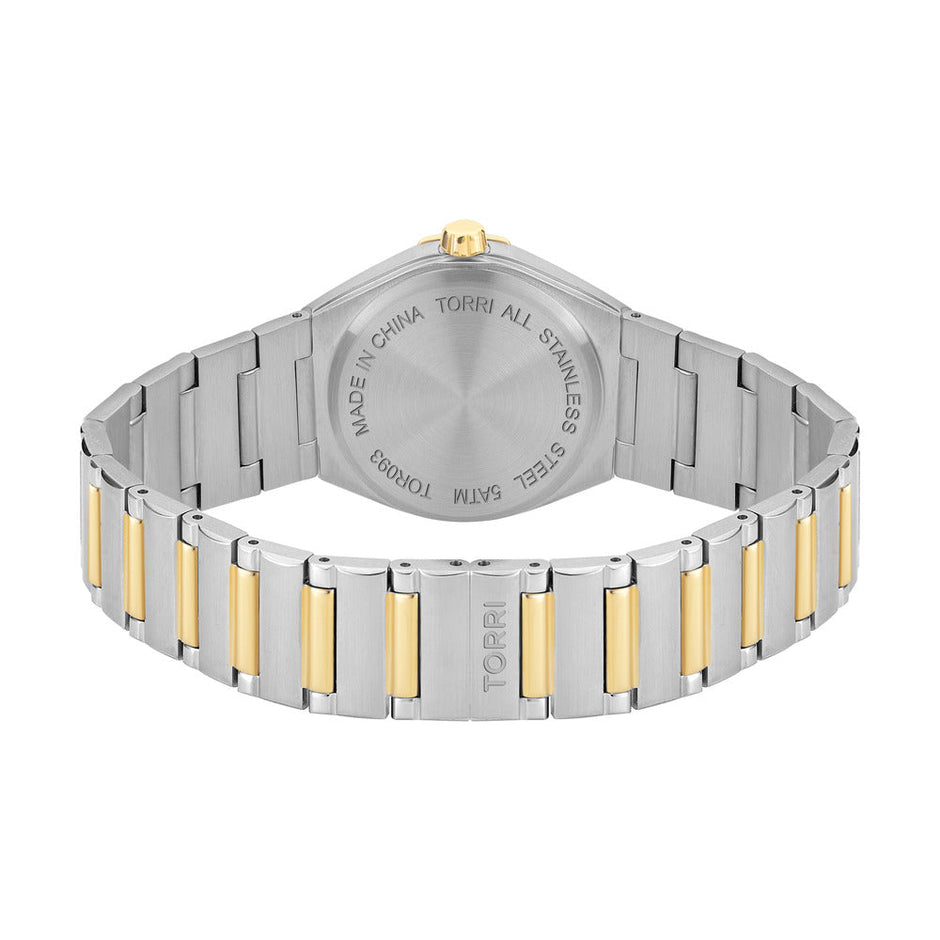 Women Manuel Two Tone Watch