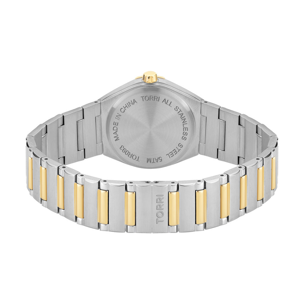 Women Manuel Two Tone Watch