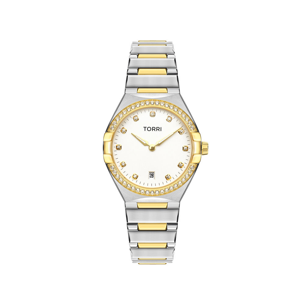 Women 34mm Silver/Gold Watch