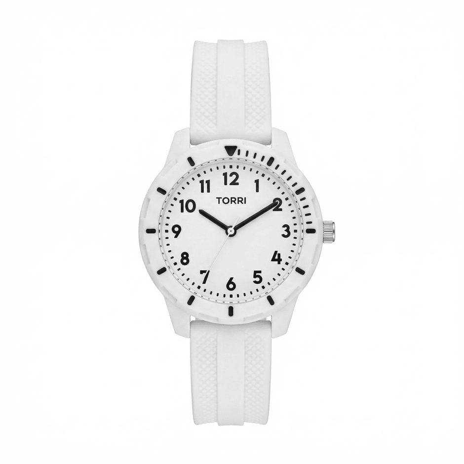 Kids White Watch