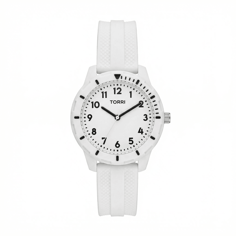 Kids White Watch