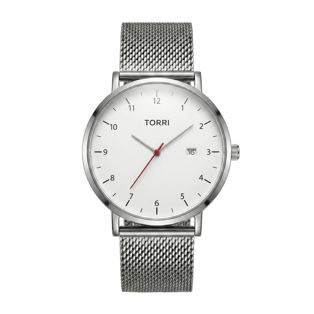 Men Silver Watch